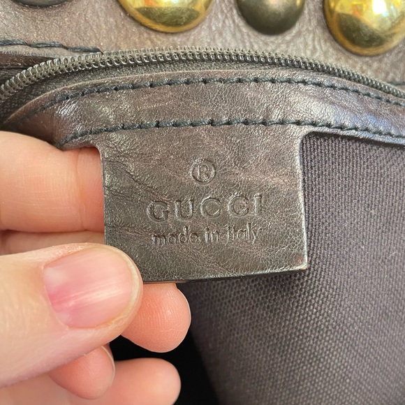 Gucci Beige/Brown GG Crystal Canvas Babouska Crest Dome Bag - Picture 11 of 15